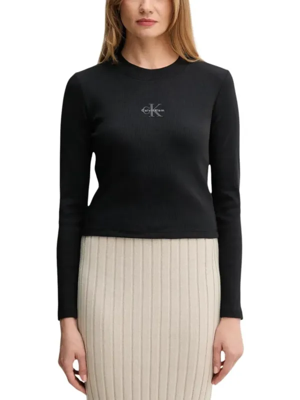 Calvin Klein Jeans Damen Pullover Schwarz | online kaufen