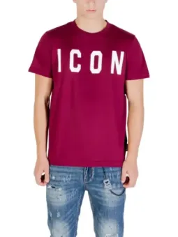 Icon Herren T-Shirt Bordeaux mieten | Flex-Fashion Verleih
