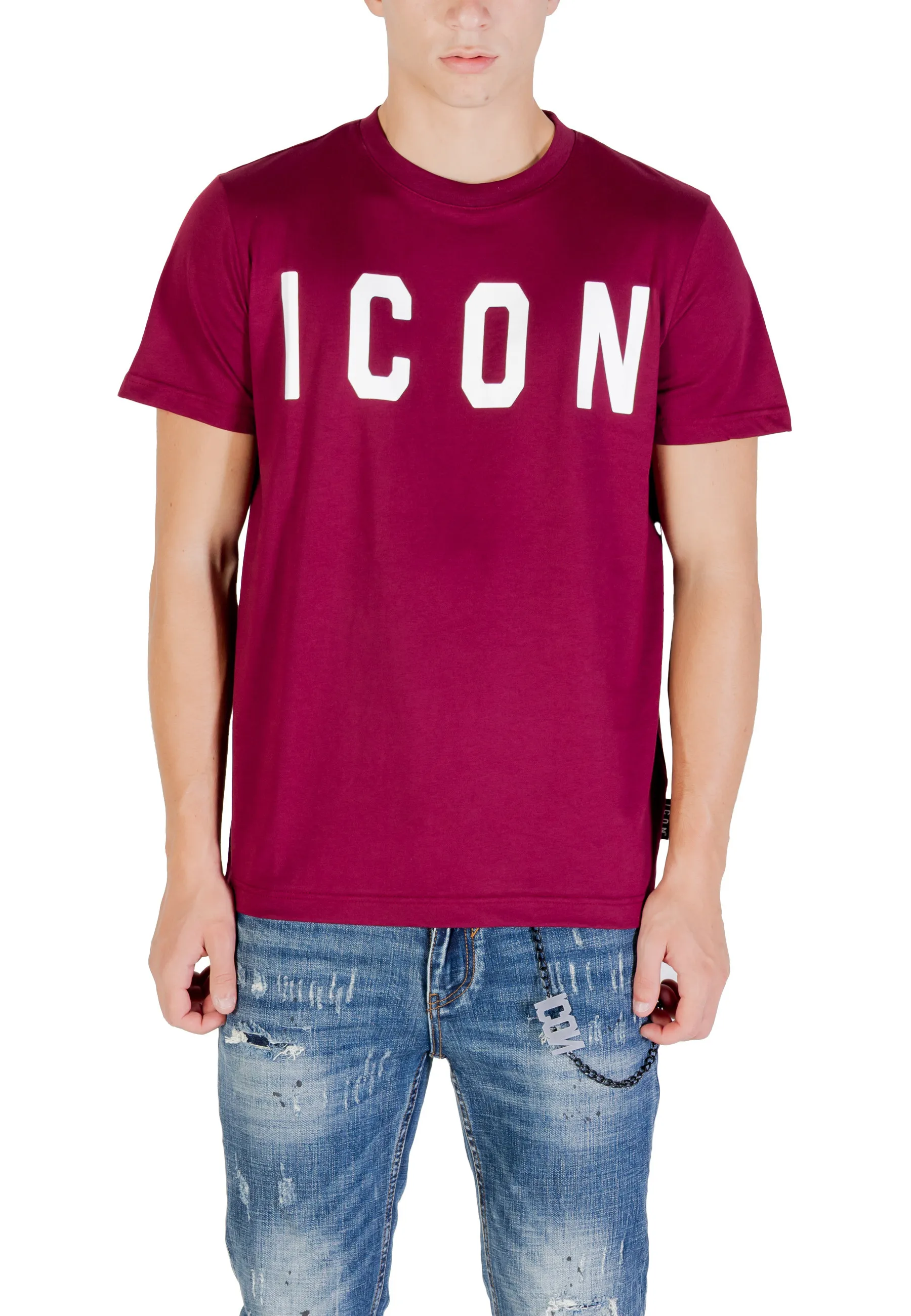 Icon Herren T-Shirt Bordeaux 491609