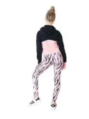 Pink Zebra Fila Leggings Damen