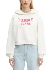 Tommy Hilfiger Jeans Damen Fleece Weiß | online kaufen