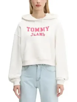 Tommy Hilfiger Jeans Damen Fleece Weiß | online kaufen