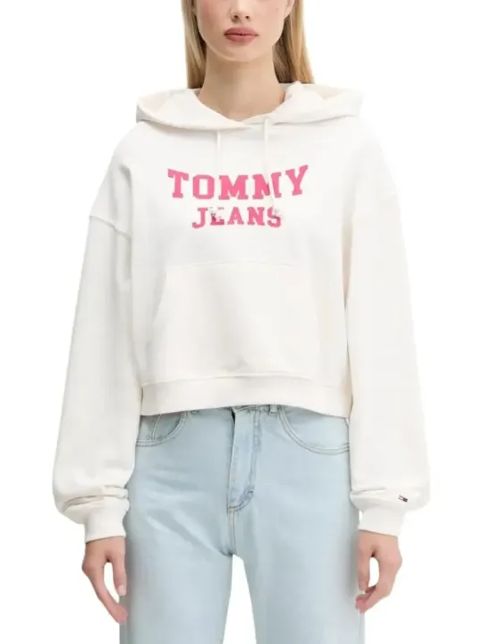 Tommy Hilfiger Jeans Damen Fleece Weiß | online kaufen