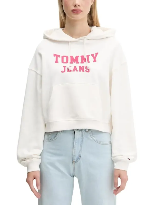 Tommy Hilfiger Jeans Damen Fleece Weiß | online kaufen