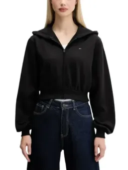 Tommy Hilfiger Jeans Damen Fleece Schwarz | online kaufen