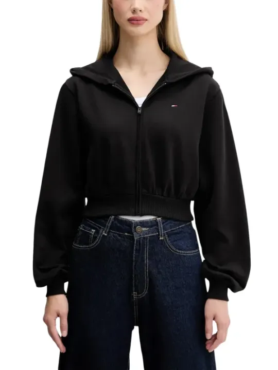 Tommy Hilfiger Jeans Damen Fleece Schwarz | online kaufen