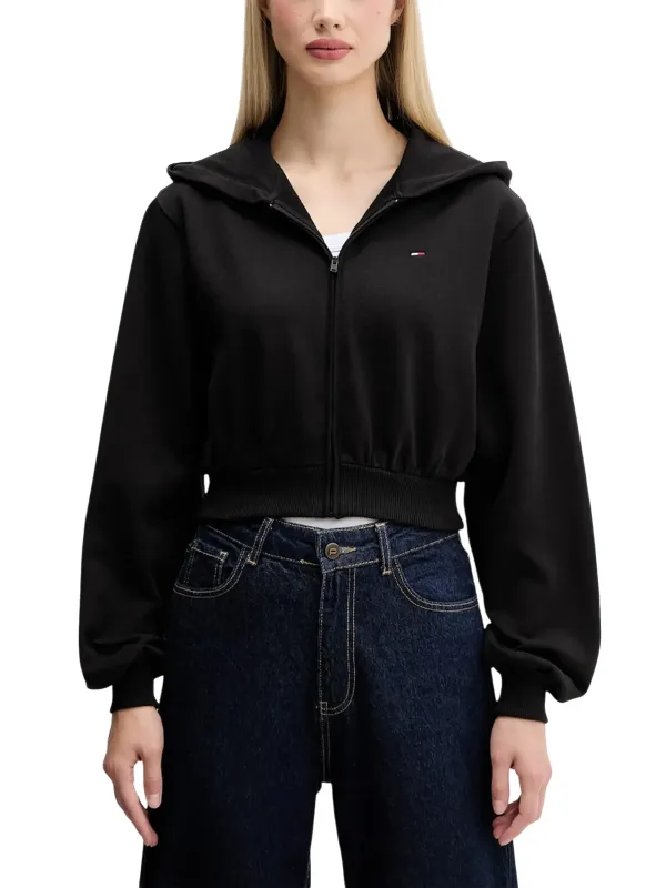 Tommy Hilfiger Jeans Damen Fleece Schwarz | online kaufen