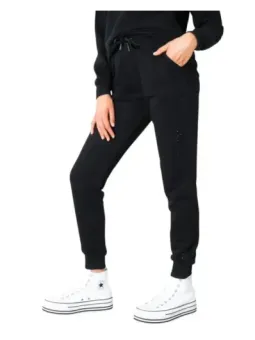 Schwarze Armani Exchange Jogginghose mit Details