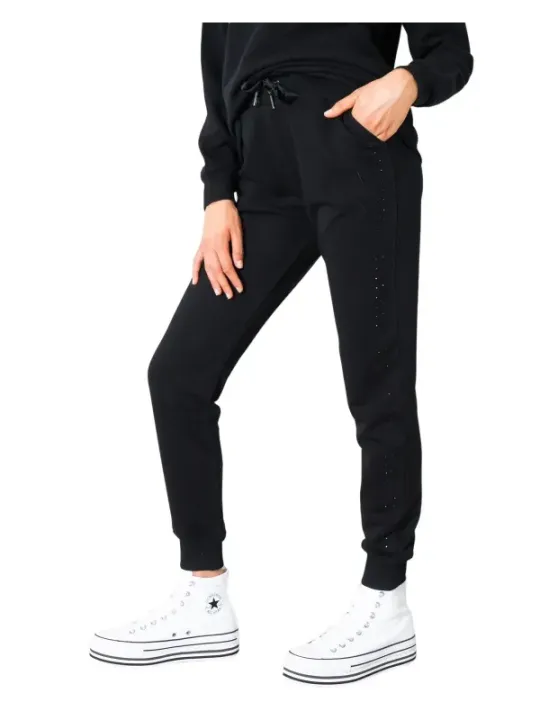 Schwarze Armani Exchange Jogginghose mit Details