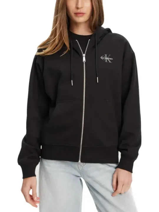 Calvin Klein Jeans Damen Fleece Schwarz | online kaufen