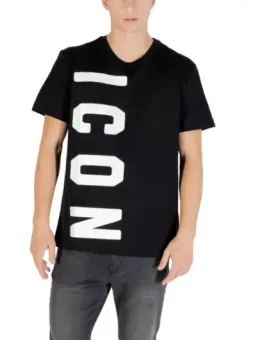 Icon Herren T-Shirt Schwarz mieten - Flex-Fashion Verleih
