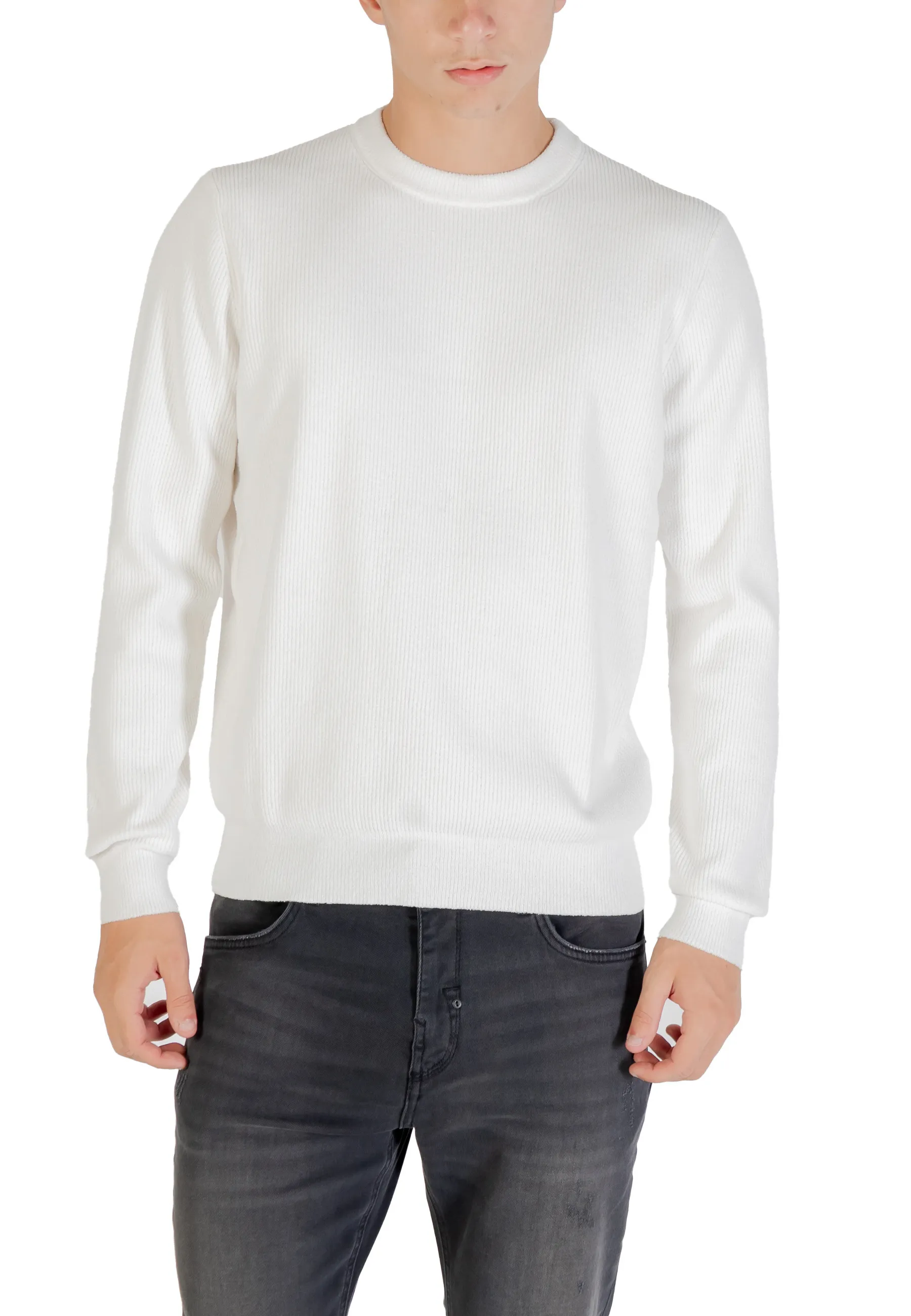 Herren Pullover Weiß 491399