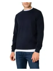 Dunkler Kapuzenpullover mit weißen Details