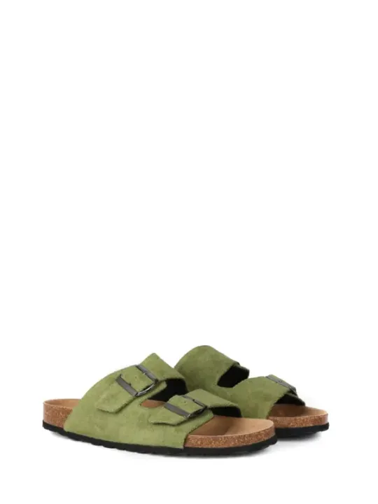 Mc2 Saint Barth Damen Pantolette Grün | online kaufen