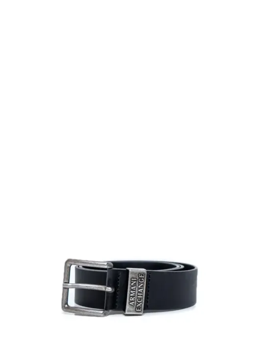 Dunkelbrauner Armani Exchange Ledergürtel