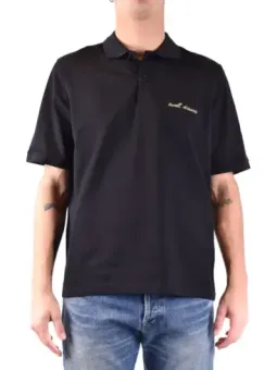 Saint Laurent Herren Polo Schwarz | online kaufen