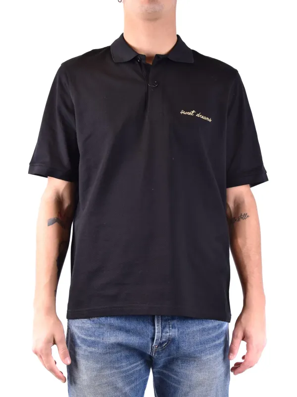 Saint Laurent Herren Polo Schwarz | online kaufen