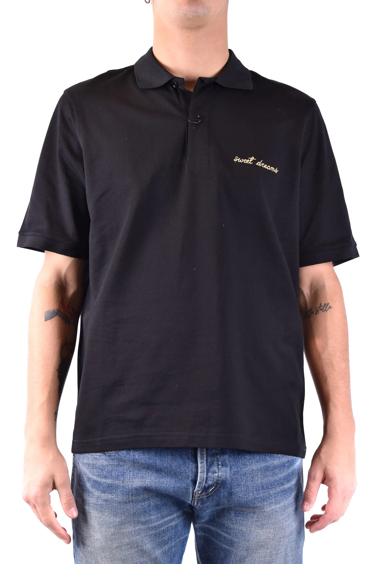 Herren Polo Schwarz 491231