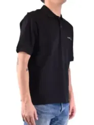 Saint Laurent Herren Polo Schwarz | online kaufen