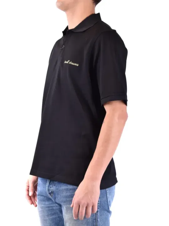 Saint Laurent Herren Polo Schwarz | online kaufen