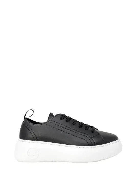 Schwarze Armani Exchange Sneaker Leder