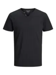 Graues Jack & Jones V-Ausschnitt T-Shirt
