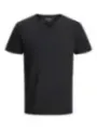 Graues Jack & Jones V-Ausschnitt T-Shirt