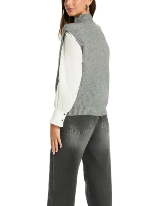 Morgan De Toi Damen Weste Grau | online kaufen