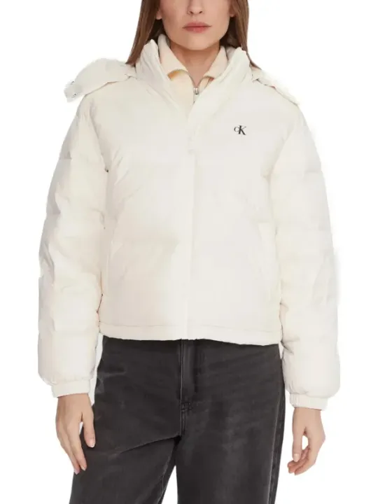 Calvin Klein Jeans Damen Jacke Weiß | online kaufen