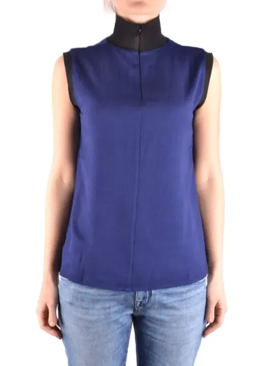 Jacob Cohen Damen Weste Blau | online kaufen