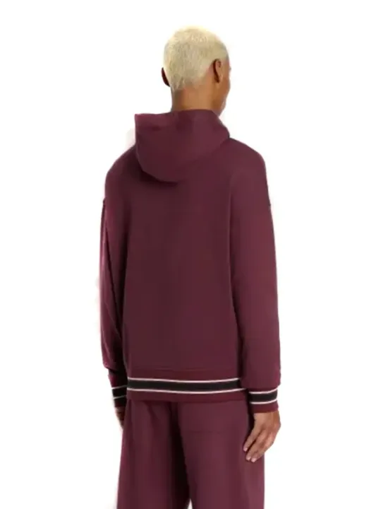 Armani Exchange Herren Fleece Bordeaux | online kaufen