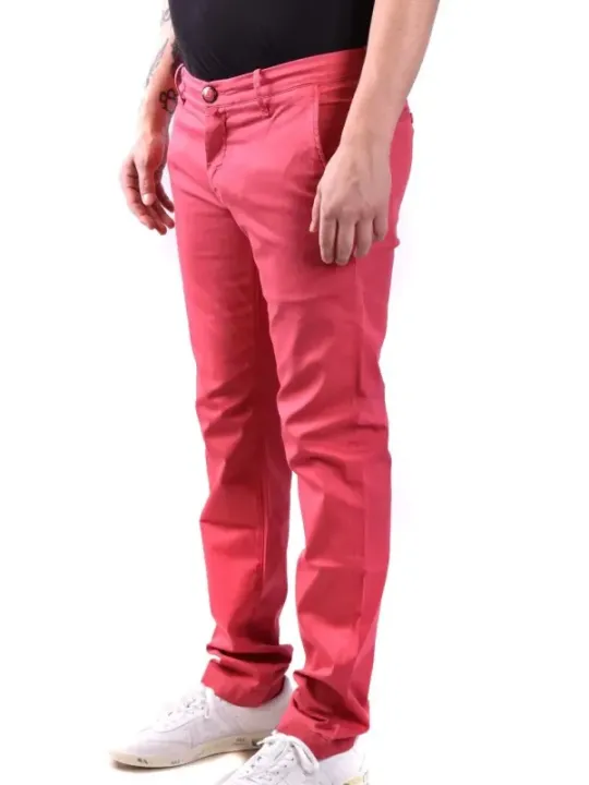 Jacob Cohen Herren Hose Rot | online kaufen