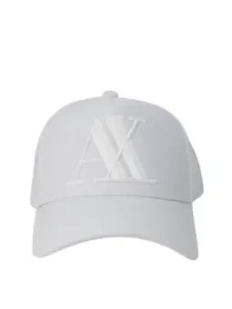 Weiße Armani Exchange Baseballkappe