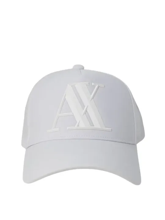 Weiße Armani Exchange Baseballkappe