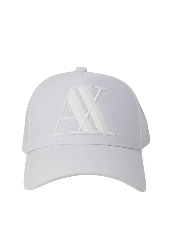Weiße Armani Exchange Baseballkappe