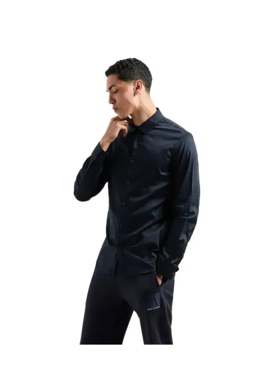 Armani Exchange Herren Hemd Blau | online kaufen