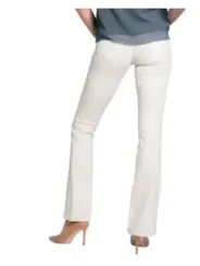 Weiße Straight-Leg Jeans für Damen