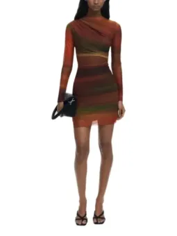 Desigual Damen Kleid Orange | online kaufen