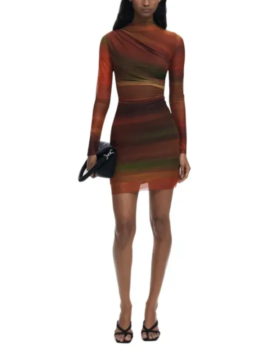 Desigual Damen Kleid Orange | online kaufen