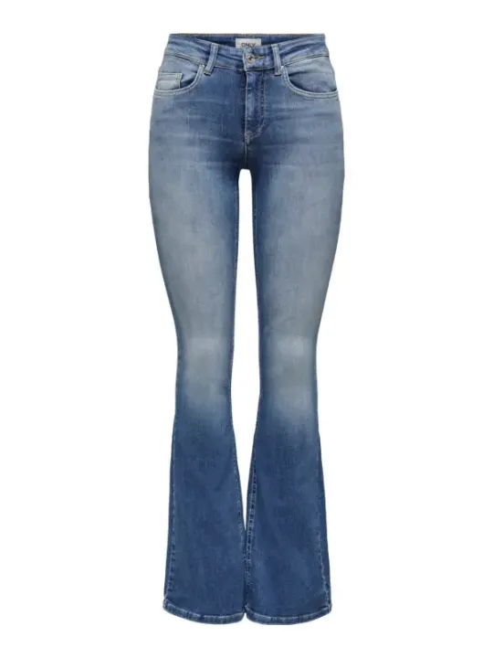 Helle Jeans, gerades Bein, Baumwolle