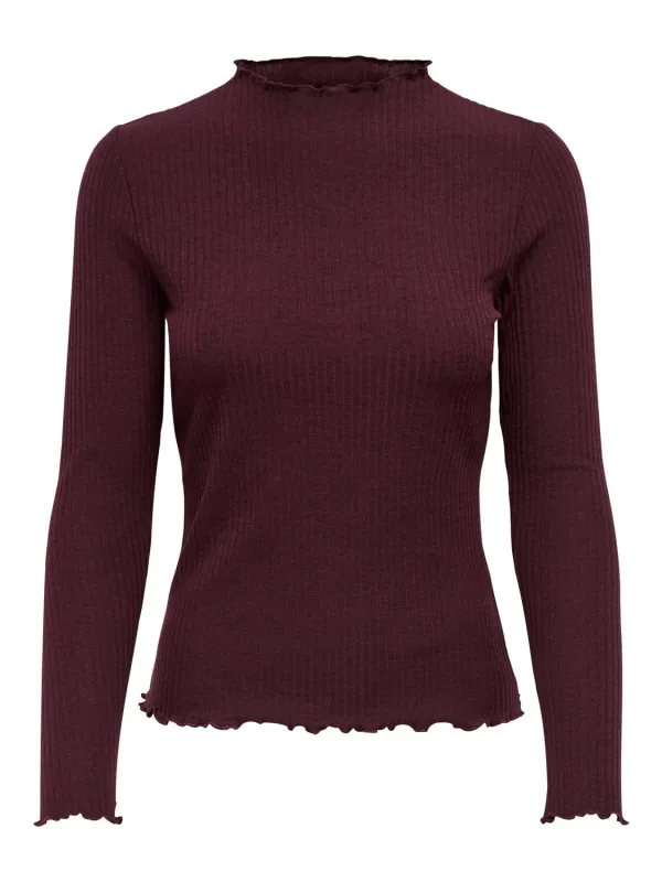 Only Damen Pullover Bordeaux | online kaufen