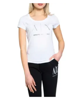 Weißes Armani Exchange Damen T-Shirt