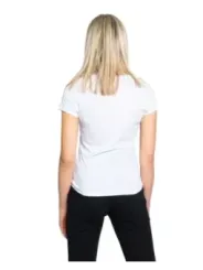 Weißes Armani Exchange Baumwoll-T-Shirt