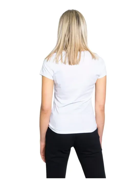 Weißes Armani Exchange Baumwoll-T-Shirt