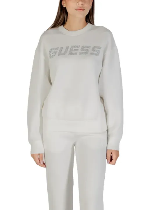 Guess Active Damen Fleece Weiß | online kaufen