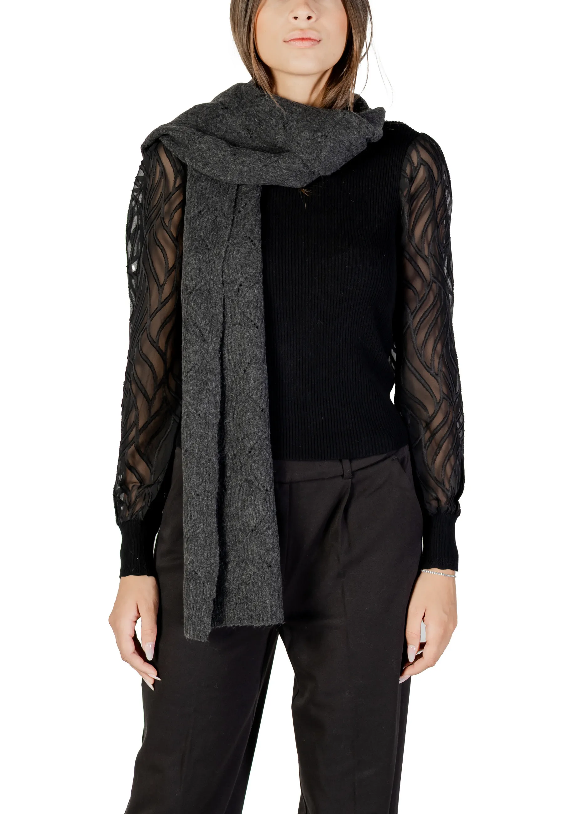 Only Damen Halstuch Grau 490896