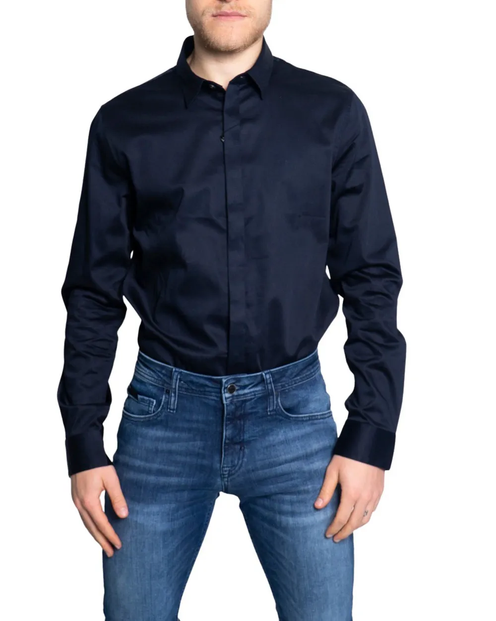 Herren Hemd Blau 202355