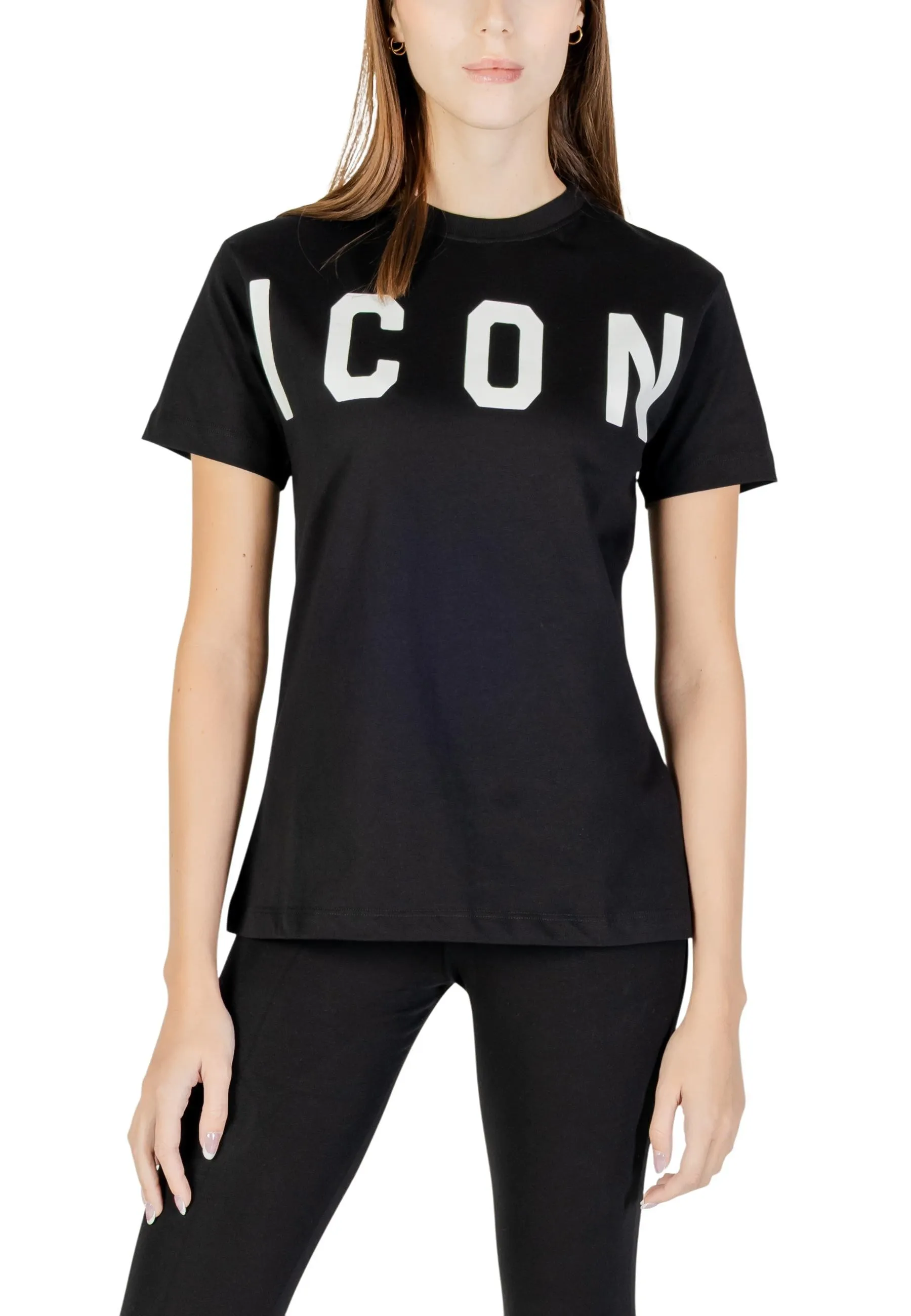 Icon Damen T-Shirt Schwarz 493118