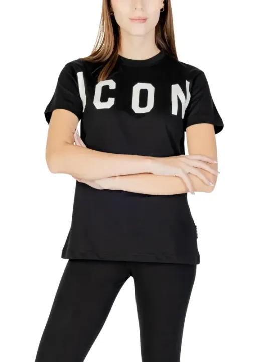 Icon Damen T-Shirt Schwarz | online kaufen