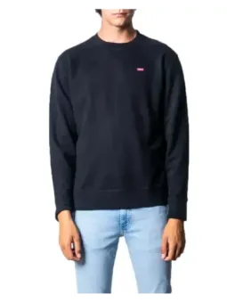 Dunkelblauer Levi's Rundhals-Sweatshirt